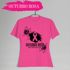 Camiseta Outubro Rosa 