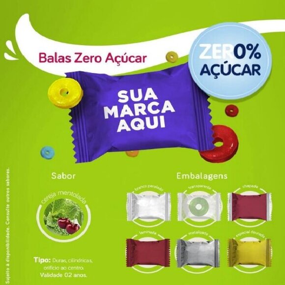 Balas zero Açucar 