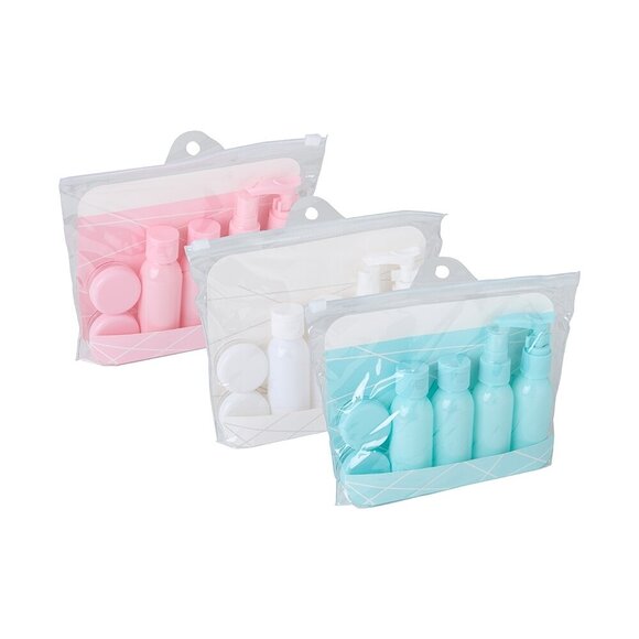 KIT VIAGEM PLÁSTICO 6 PEÇAS